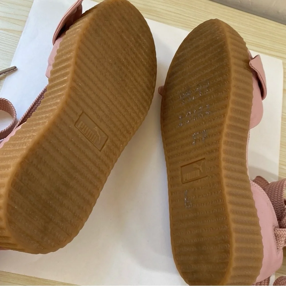 Fenty x Puma Bow Creeper Platform Leather Shoes